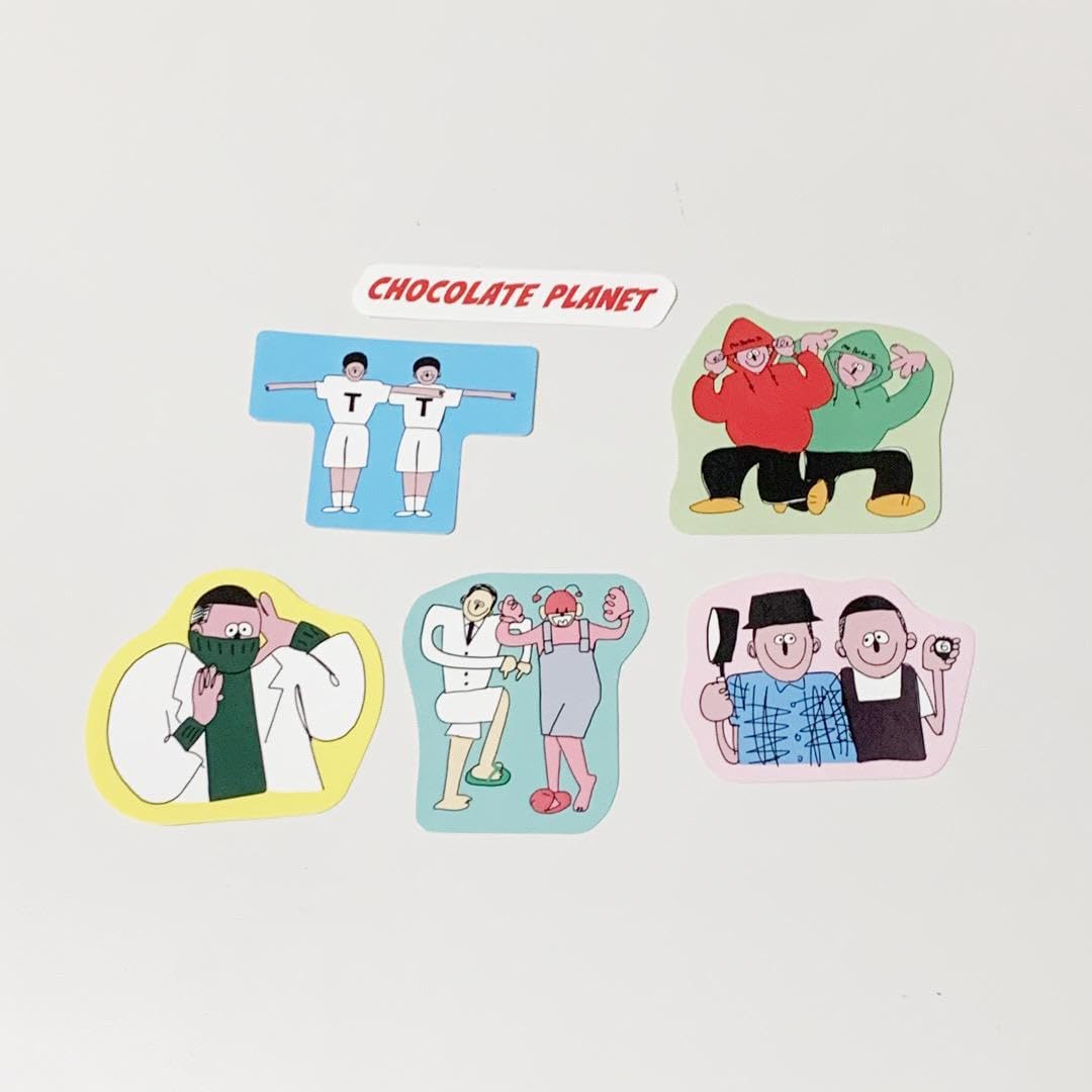 Amazon.co.jp: チョコレートプラネット ステッカー 5点セット